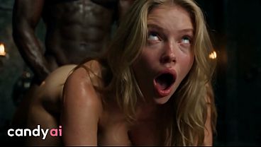 Interracial Gangbang with Two Goth Girls and a Busty Blonde – Candy AI